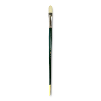 Neef Green Series 95 Premium Stiff Synthetic Bristle Brush - Filbert 8