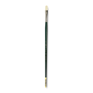 Flat Mottler White Synthetic with Natural Lacquered Handle Size 60 da Vinci Oil & Acrylic Series 5020 Top Acryl Paint Brush 