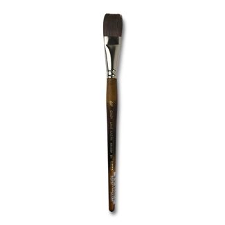 Neef Mahogany Kazan Series 2013 Premium Synthetic Soft Bristle Brush - Bright 3/4