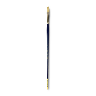 Neef Blue Series 1150 Premium Interlocked Hog Bristle Brush - Filbert 5