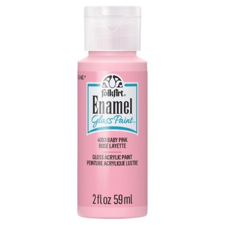 FolkArt Gloss Enamel Paint 59ml - Baby Pink