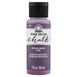FolkArt Home Decor Chalk Paint 59ml - Black Currant