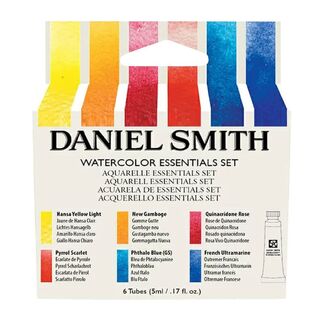 Daniel Smith Essentials Watercolour Set 6x5ml Tubes