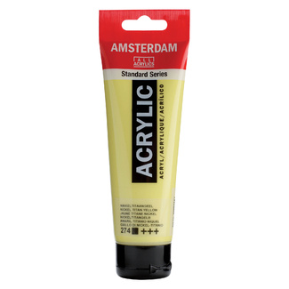 Amsterdam Acrylic Paint 120ml Tube - Nickel Titanate Yellow