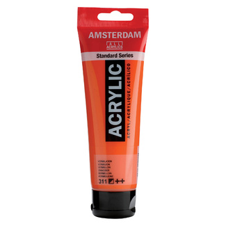 Amsterdam Acrylic Paint 120ml Tube - Vermilion