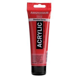Amsterdam Acrylic Paint 120ml Tube - Transparent Red Medium