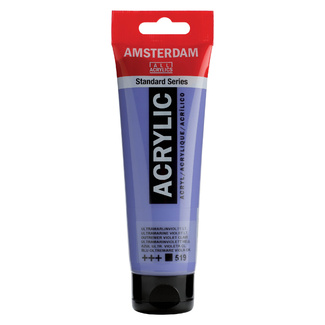 Amsterdam Acrylic Paint 120ml Tube - Ultramarine Violet Light