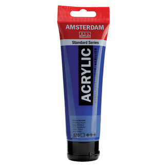 Amsterdam Acrylic Paint 120ml Tube - Phthalo Blue