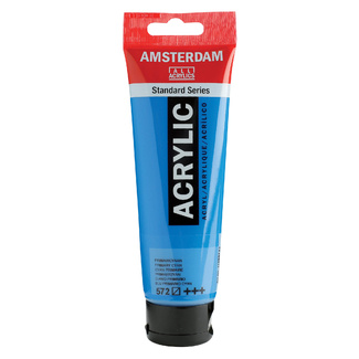 Amsterdam Acrylic Paint 120ml Tube - Primary Cyan