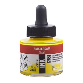 Amsterdam Acrylic Ink 30ml - Primary Yellow