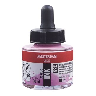 Amsterdam Acrylic Ink 30ml - Quinacridone Rose Light