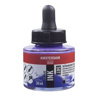 Amsterdam Acrylic Ink 30ml - Ultramarine Violet