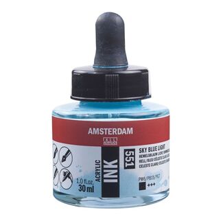 Amsterdam Acrylic Ink 30ml - Sky Blue Light