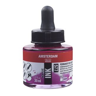 Amsterdam Acrylic Ink 30ml - Permanent Red Violet Light