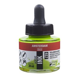 Amsterdam Acrylic Ink 30ml - Yellowish Green