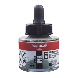 Amsterdam Acrylic Ink 30ml - Neutral Grey