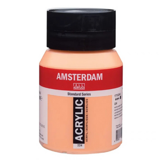 Amsterdam Acrylic Paint 500ml Bottle - Naples Yellow Red