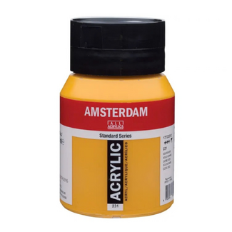 Amsterdam Acrylic Paint 500ml Bottle - Gold Ochre
