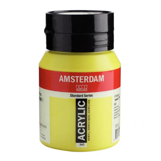 Amsterdam Acrylic Paint 500ml Bottle - Greenish Yellow