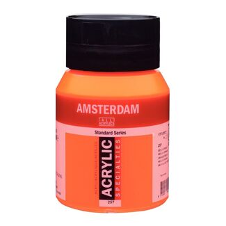 Amsterdam Acrylic Paint 500ml Bottle - Reflex Orange
