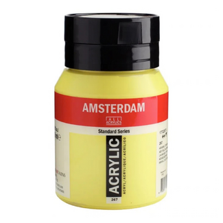 Amsterdam Acrylic Paint 500ml Bottle - Azo Yellow Lemon