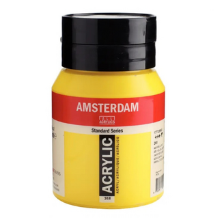 Amsterdam Acrylic Paint 500ml Bottle - Azo Yellow Light