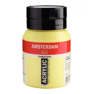 Amsterdam Acrylic Paint 500ml Bottle - Nickel Titanate Yellow