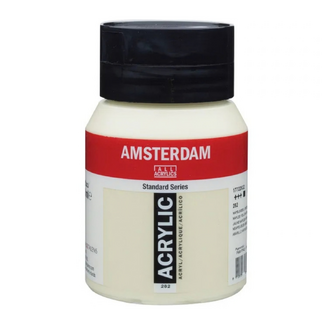 Amsterdam Acrylic Paint 500ml Bottle - Naples Yellow Green