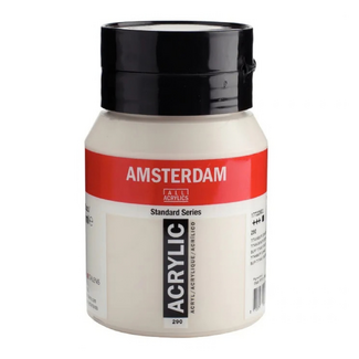 Amsterdam Acrylic Paint 500ml Bottle - Titanium Buff Deep