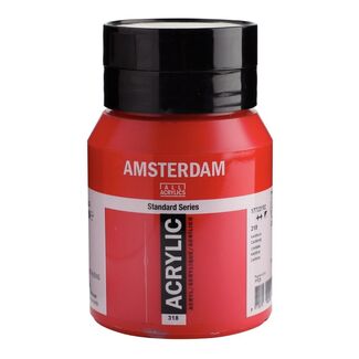 Amsterdam Acrylic Paint 500ml Bottle - Carmine