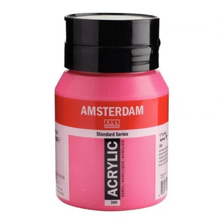 Amsterdam Acrylic Paint 500ml Bottle - Quinacridone Rose