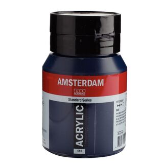 Amsterdam Acrylic Paint 500ml Bottle - Prussian Blue (Phthalo)