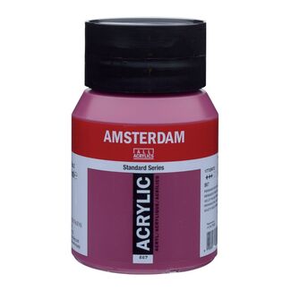 Amsterdam Acrylic Paint 500ml Bottle - Permanent Red Violet