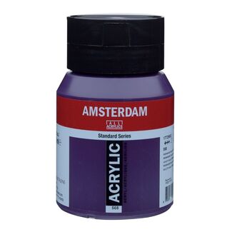 Amsterdam Acrylic Paint 500ml Bottle - Permanent Blue Violet