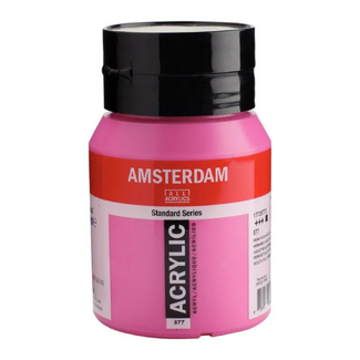 Amsterdam Acrylic Paint 500ml Bottle - Permanent Red Violet Light