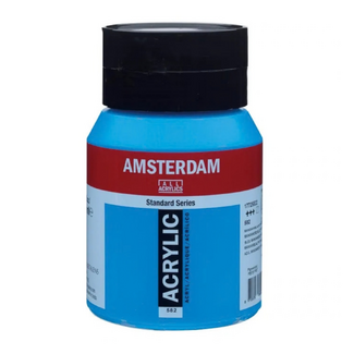 Amsterdam Acrylic Paint 500ml Bottle - Manganese Blue