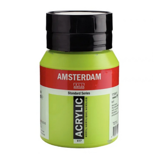 Amsterdam Acrylic Paint 500ml Bottle - Yellowish Green