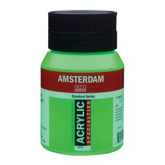 Amsterdam Acrylic Paint 500ml Bottle - Reflex Green
