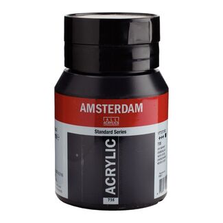 Amsterdam Acrylic Paint 500ml Bottle - Oxide Black