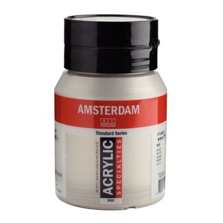 Amsterdam Acrylic Paint 500ml Bottle - Silver