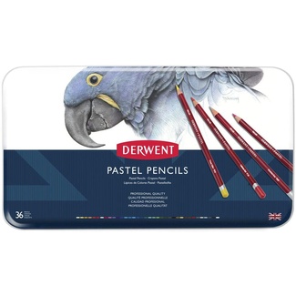 Derwent Pastel Pencil Tin Of 36