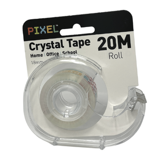 Portacraft Crystal Tape in Dispenser 18mm x 20m