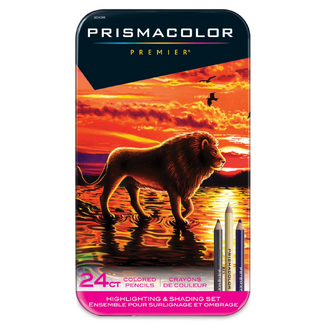 Prismacolor Premier Colour Pencil Set Highlighting & Shading 24pc