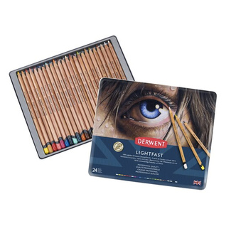 Derwent Lightfast Colouring Pencil Tin Of 24