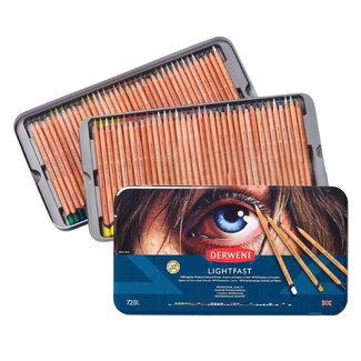 Derwent Lightfast Colouring Pencil Tin of 72