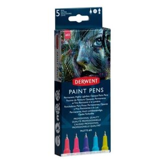 Derwent Paint Pen 5pc - Palette No.3