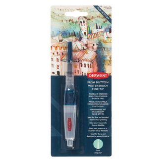 Derwent Water Brush Push Button - Fine Tip 2mm