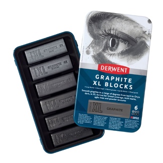 Derwent XL Graphite Block Set - Tin Of 6