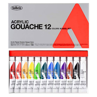 Holbein Acrylic Gouache Set 12 x 12ml
