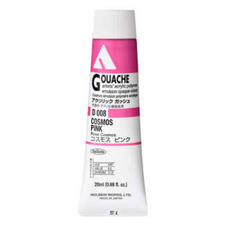 Holbein Acrylic Gouache #08 Cosmos Pink 20ml